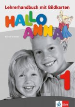 کتاب معلم آلمانی هالو آنا  Hallo Anna 1 Lehrerhandbuch mit Bildkarten