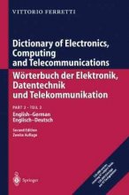 کتاب آلمانی Wörterbuch der Elektronik, Datentechnik und Telekommunikation