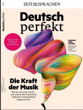 کتاب مجله آلمانی دویچ پرفکت  Deutsch perfekt die kraft der musik