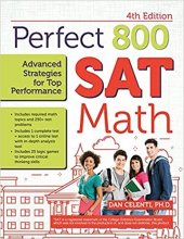 کتاب پرفکت 800 اس ای تی  Perfect 800 SAT Math Advanced Strategies for Top Performance