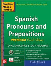 کتاب زبان ضمایر و حروف اضافه اسپانیایی Practice Makes Perfect Spanish Pronouns and Prepositions