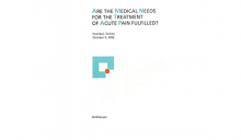 Are the medical needs for the treatment of acute pain fulfilled?