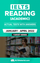 کتاب آیلتس ریدینگ اکادمیک  IELTS Reading academic Recent Actual Tests January April 2022