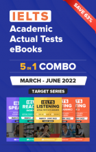 مجموعه پنج جلدی آیلتس اکادمیک اکچوال تست  {IELTS (Academic) 5 in 1 Actual Tests  (March – June 2022) [Listening + Speaking + Rea