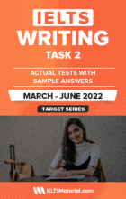 کتاب آیلتس رایتینگ تسک 2 اکچوال تست مارچ تا جون IELTS Writing Task 2 Actual Tests  (March – June 2022)