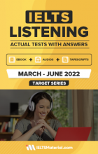 کتاب آیلتس لیسنینگ اکچوال تست مارچ تا جون IELTS Listening Actual Tests and Answers (March – June 2022)