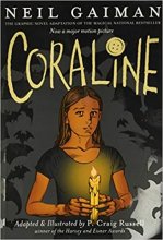 کتاب رمان انگلیسی کورالین  Coraline Graphic Novel( چاپ رنگی مصور )