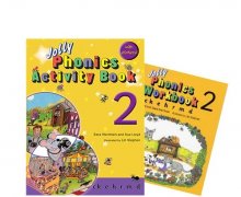 کتاب زبان کودکان جولی فونیکس اکتیویتی بوک و ورک بوک Jolly Phonics Activity Book 2+ workbook