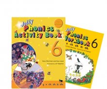 کتاب زبان کودکان جولی فونیکس اکتیویتی بوک و ورک بوک Jolly Phonics Activity Book 6 +Work book