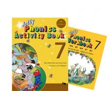 کتاب زبان کودکان جولی فونیکس اکتیویتی بوک و ورک بوک Jolly Phonics Activity Book 7 +Work book