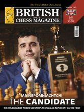 کتاب مجله انگلیسی بریتیش چس مگزین  British Chess Magazine - July 2022