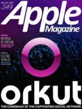 کتاب مجله انگلیسی اپل مگزین AppleMagazine - Issue 549, 06 May 2022