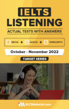 کتاب آیلتس لیسنینگ اکچوال تست اکتبر تا نوامبر IELTS Listening Actual Tests (October-November 2022)