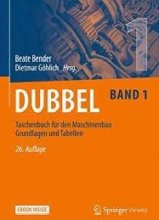 کتاب آلمانی دابل تاشنباچ Dubbel Taschenbuch fur den Maschinenbau 1