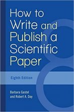کتاب هاو تو رایت اند پابلیش How to Write and Publish a Scientific Paper 8th Edition