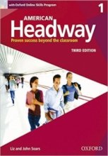 کتاب آموزشی امریکن هدوی American Headway 1 (3rd) SB+WB+CD سایز کوچک وزیری