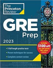کتاب پرینستون ریویو جی آر ای پرپ Princeton Review GRE Prep 2023