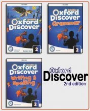 پک کامل کتاب  اکسفورد دیسکاور 2 Oxford discover 2 grammar Writing and Spelling
