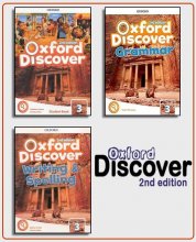 پک کامل کتاب اکسفورد دیسکاور 3 Oxford discover 3 + grammar + Writing and Spelling + CD