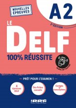 کتاب آزمون فرانسه ل دلف ویرایش جدید Le DELF A2 100% réussite - Edition 2022 - Livre