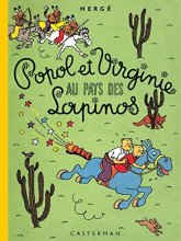 کتاب داستان فرانسوی پوپول و ویرجین در سرزمین خرگوش ها  POPOL ET VIRGINE AU PAYS DES LAPINOS