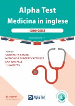 کتاب ایتالیایی Alpha Test Medicina in inglese 1300 quiz