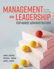کتاب Management and Leadership for Nurse Administrators 9th Edition
