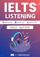 کتاب آیلتس لیسنینگ مارچ تا آپریل IELTS Listening ( March-April 2023)