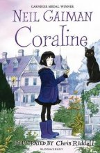 کتاب رمان انگلیسی کورالاین Coraline ( illustrated by chris Riddell )