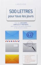 کتاب زبان فرانسه 500 lettres pour tous les jours