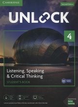 کتاب انگلیسی آنلاک Unlock Level 4 Listening, Speaking & Critical Thinking 2nd