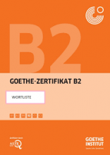 کتاب آلمانی گوته زرتیفیکات Goethe Zertifikat B2 Wortliste Deutsch