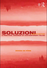 کتاب ایتالیایی سلوزیونی Soluzioni A Practical Grammar of Contemporary Italian