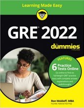 کتاب جی آر ای 2022 فور دامیز GRE 2022 For Dummies