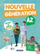 کتاب فرانسوی نوول جنریشن Nouvelle Generation A2 Livre + Cahier + MP4