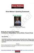 Makkar IELTS Speaking Guesswork May - Aug 2024 FINAL VERSION