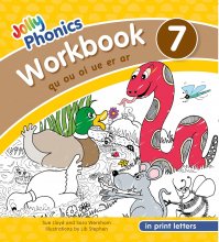 کتاب جولی فونیکس ورک بوک ویرایش جدید Jolly Phonics Workbook 7 New Edition