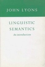 کتاب Linguistic Semantic an Introductionjohn lyons