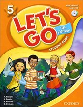 کتاب آموزش کودکان لتس گو ویرایش چهارم Lets Go 5 (4th) SB+WB+CD رحلی