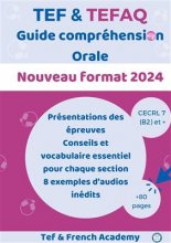 خرید کتاب Guide compréhension orale TEF&TEFAQ nouveau format 2024
