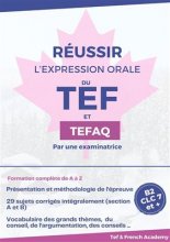 خرید کتاب Réussir son examen d'expression orale du TEF