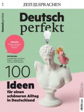کتاب مجله آلمانی Deutsch perfekt 100 Ideen für einen schöneren Alltag in Deutschland