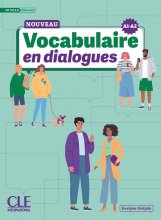 کتاب فرانسوی وکبیولر این دیالوگ Nouvelle Vocabulaire en dialogues niveau debutant edition A1 A2