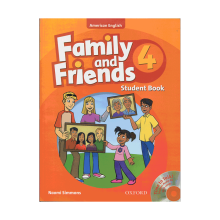 کتاب امریکن فمیلی اند فرندز ویرایش قدیم (American Family and Friends 4 (SB+WB+CD