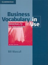 کتاب زبان بیزینس وکبیولری این یوز  Business Vocabulary in Use Elementary to Pre-intermediate 2nd Edition