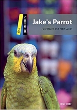 کتاب داستان زبان انگلیسی دومینو طوطی جیک New Dominoes 1 Jakes Parrot