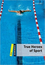 کتاب داستان زبان انگلیسی دومینو قهرمانان واقعی ورزشی New Dominoes 1 True Heroes of Sport