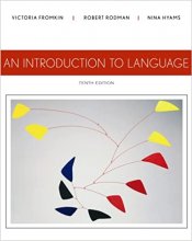 کتاب ان اینتروداکشن تو لنگوویج ویرایش دهم An Introduction to Language 10th Edition