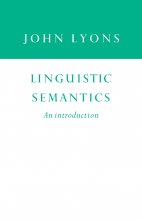 کتاب Linguistics Semantics an Introduction