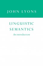 کتاب Linguistics Semantics an Introduction